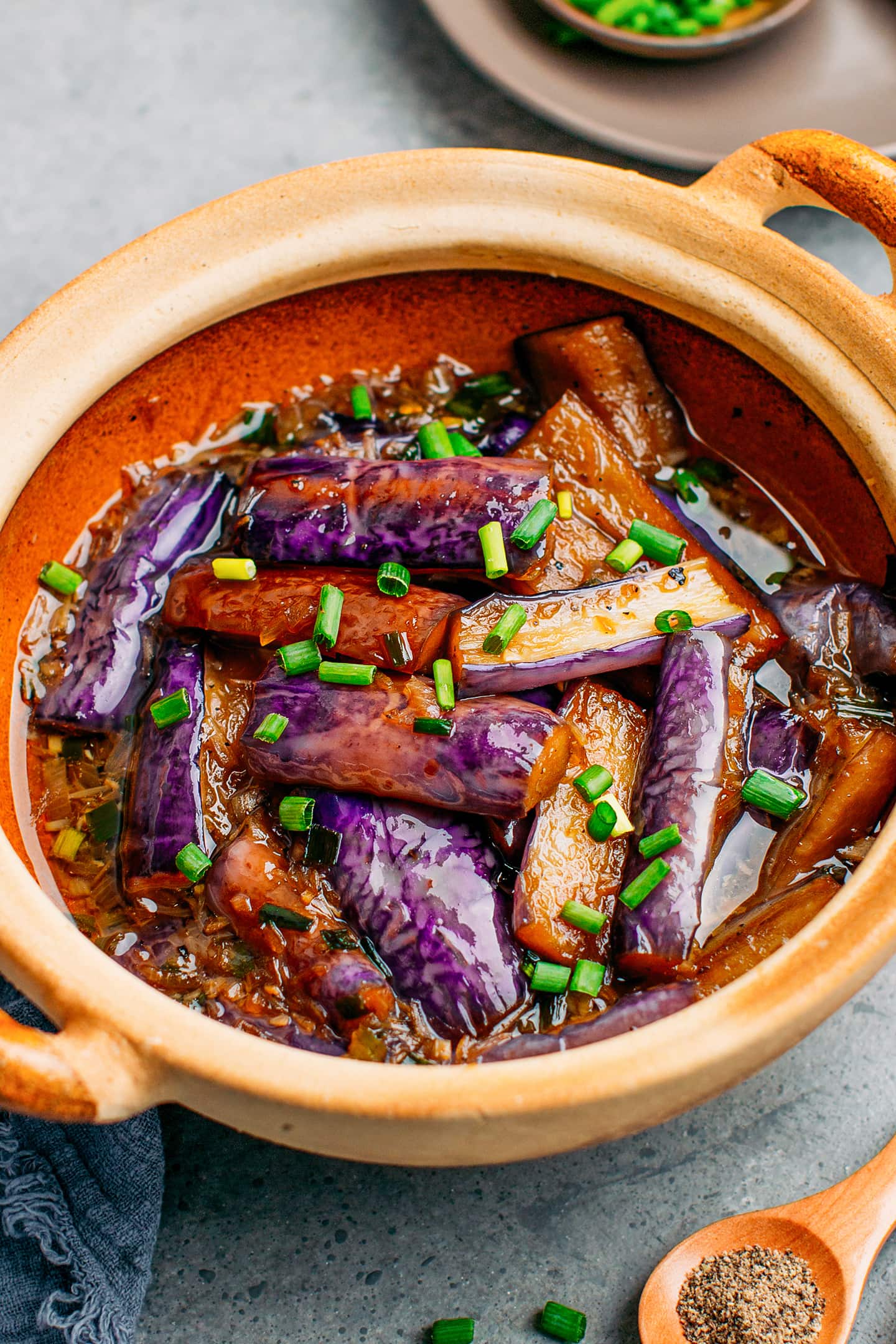 Braised Chinese Eggplant