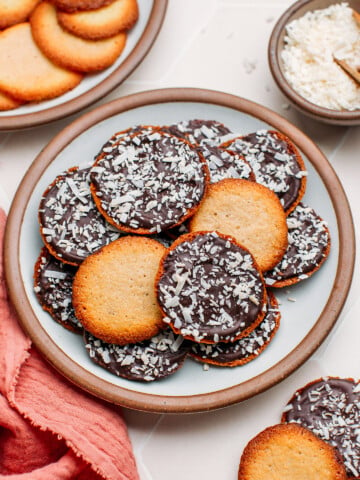 Chocolate Coconut Cookie Thins