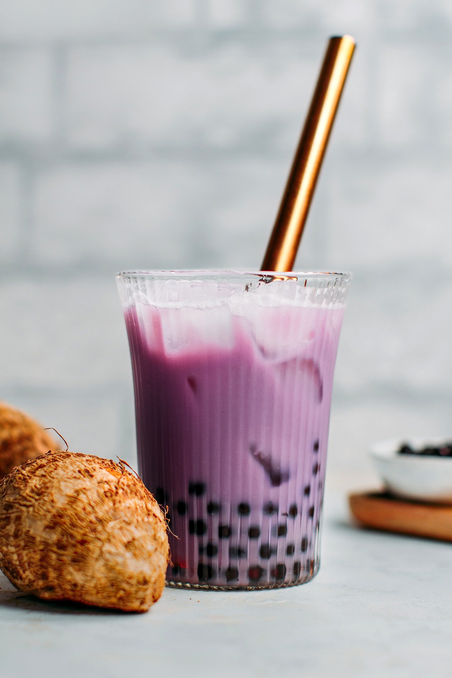 Creamy Taro Milk Tea