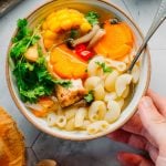 Rich Vegetable Macaroni Soup