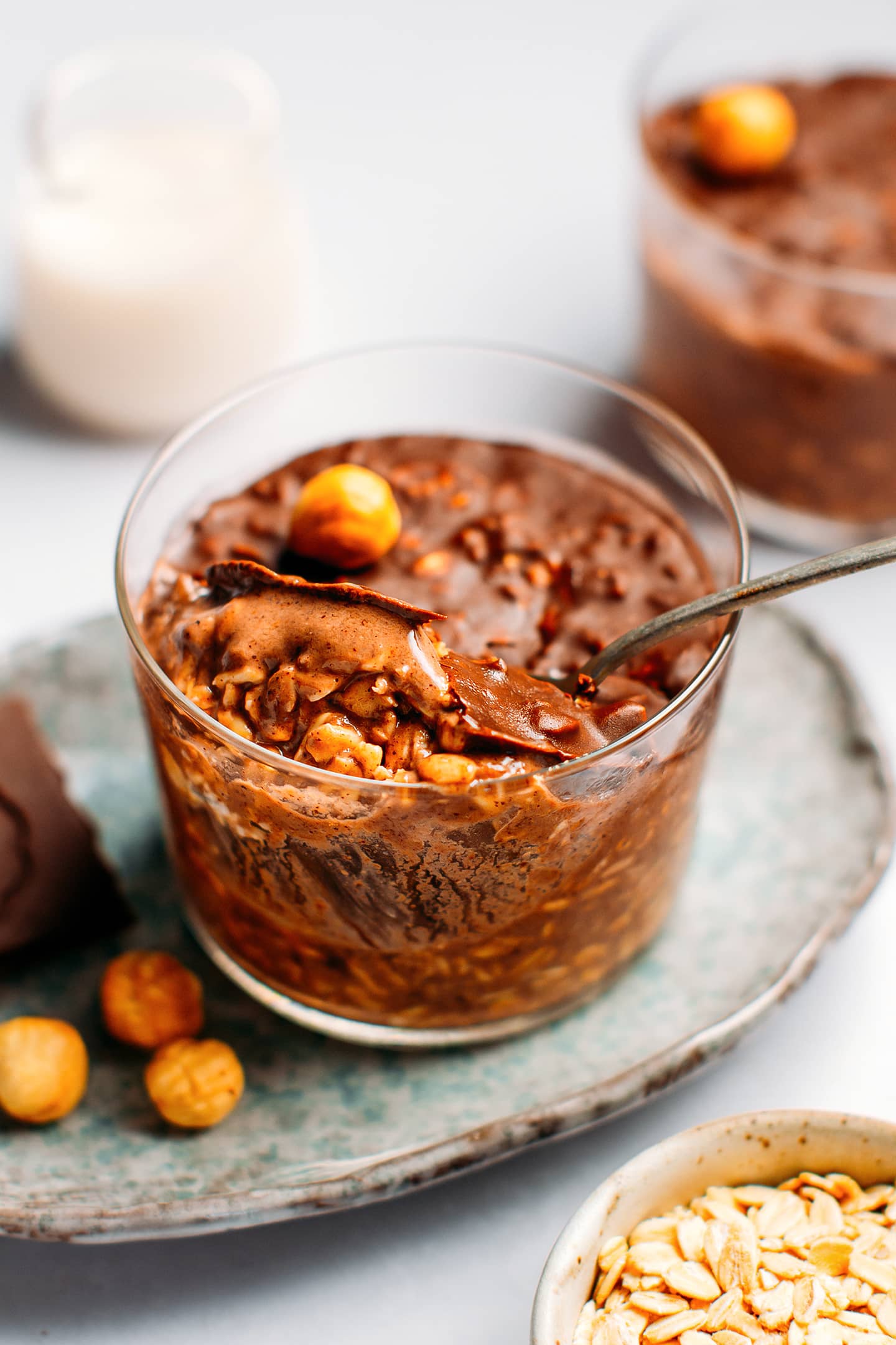 Ferrero Rocher Overnight Oats