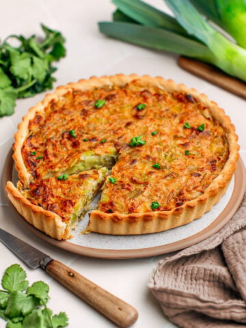 Vegan Leek Tart