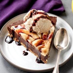 No-Bake Chocolate Pear Tart