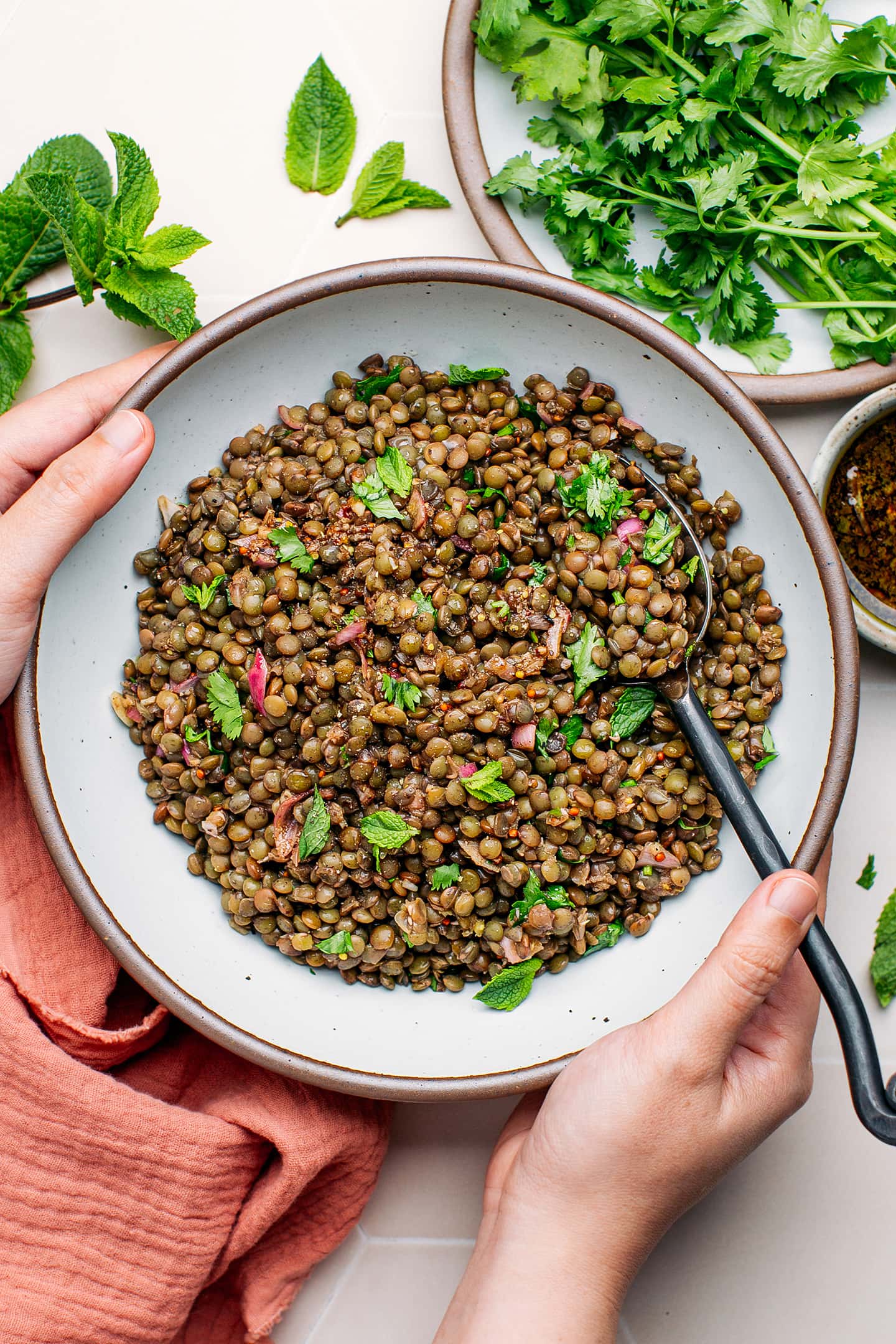 French Green Lentil Salad