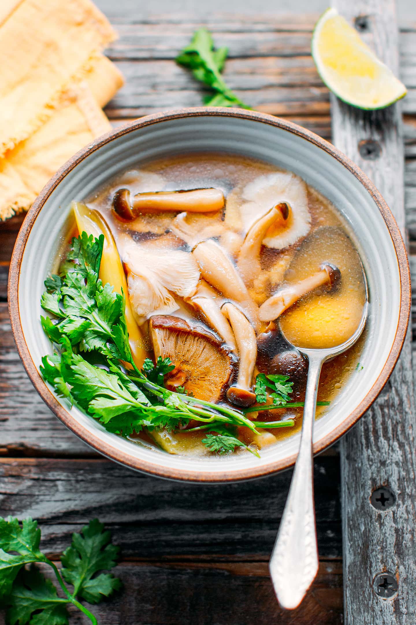 Healing Lemongrass & Mushroom Broth