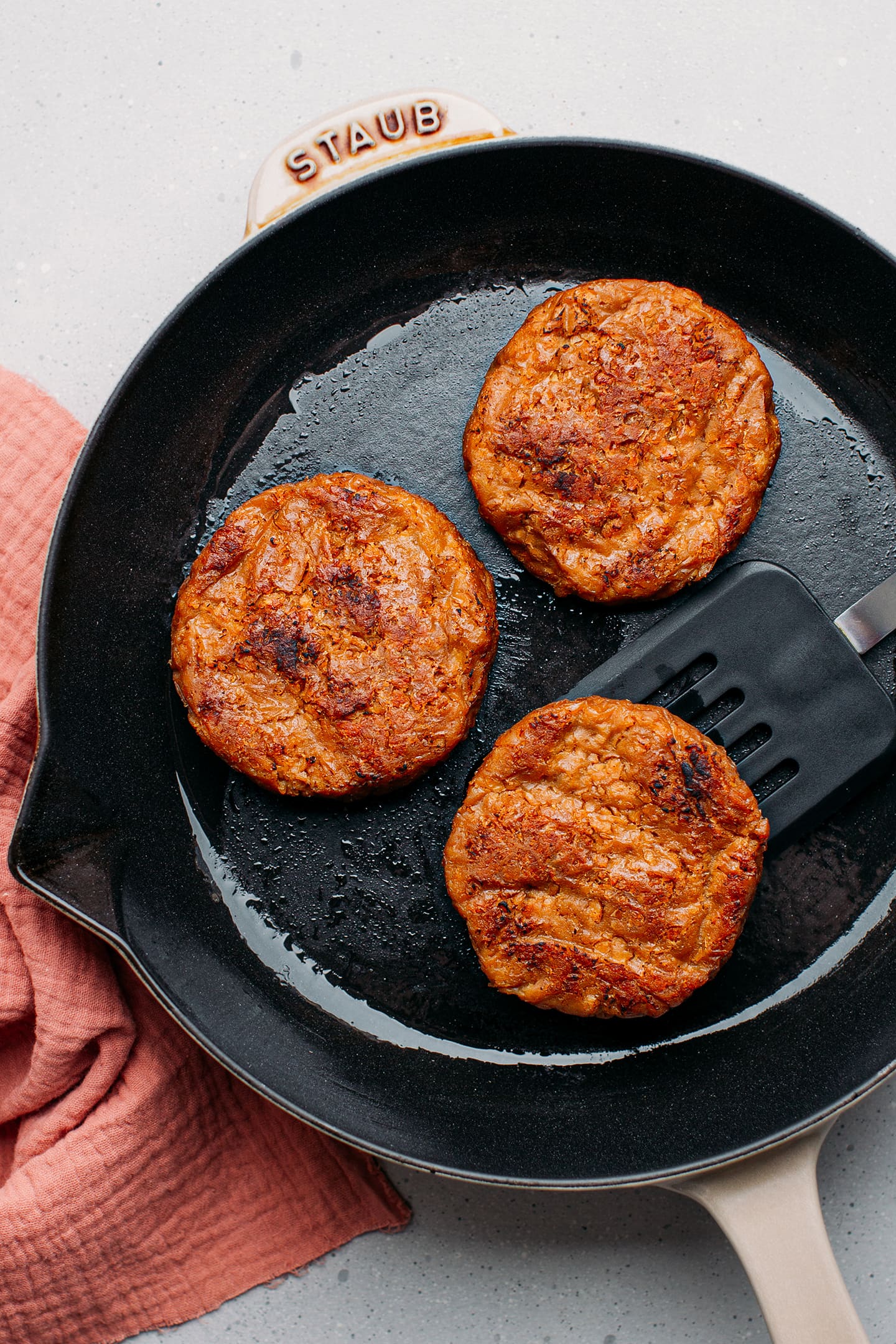 High-Protein Vegan Burgers