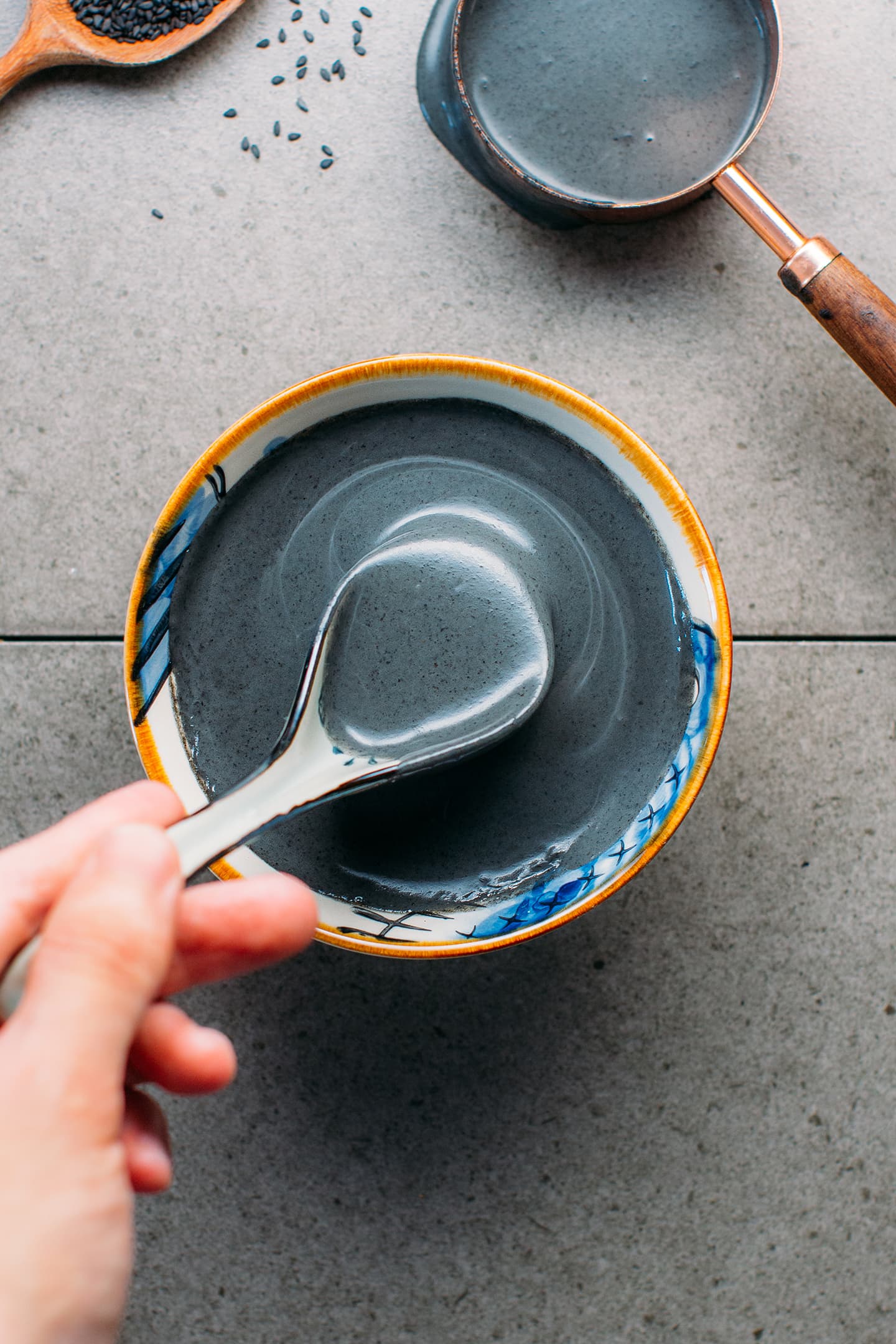 Sweet Black Sesame Soup