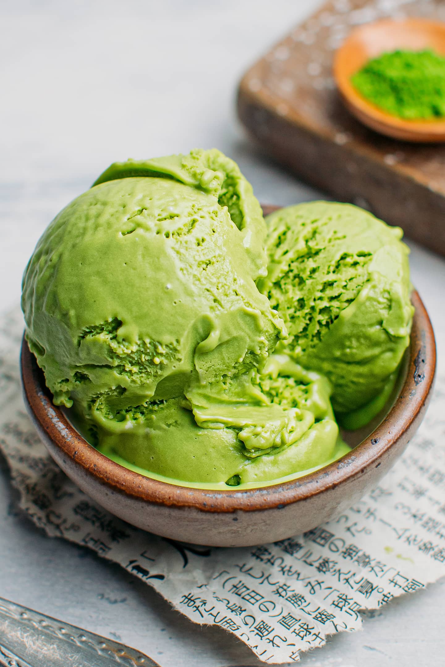 Vegan Matcha Ice Cream