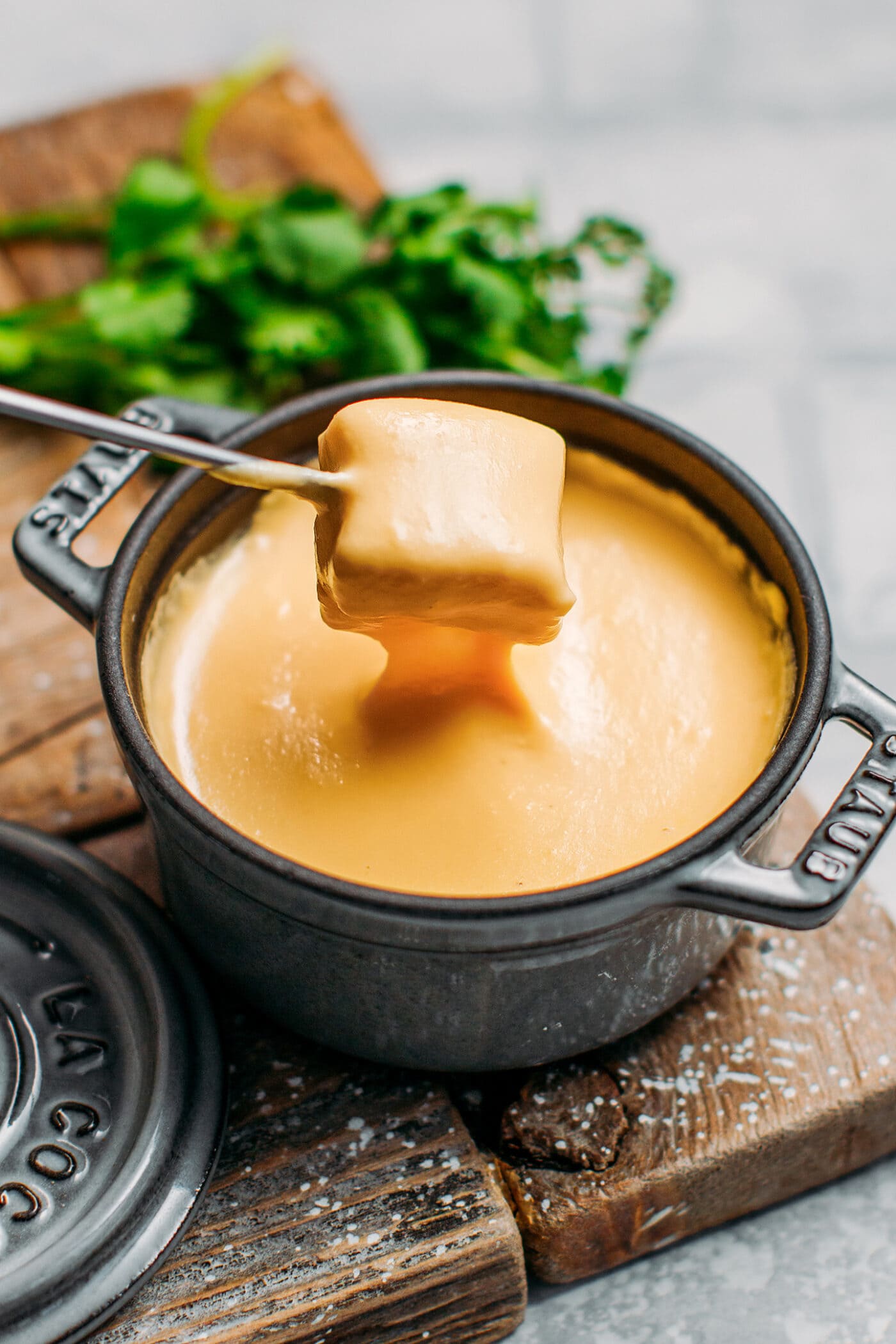 Vegan Cheese Fondue