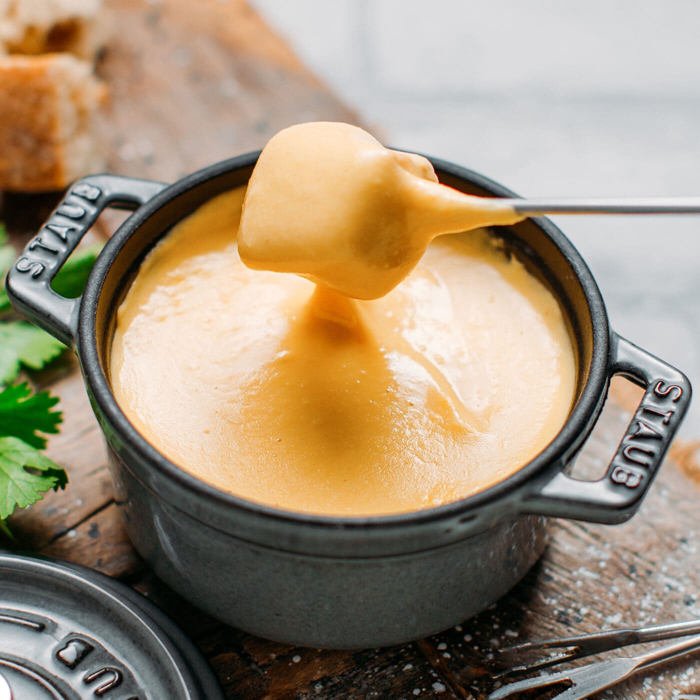 Vegan Cheese Fondue