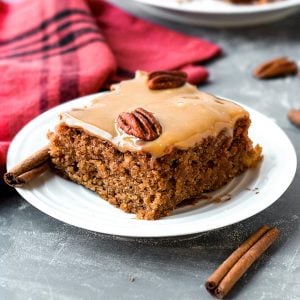 Moist Chai Applesauce Cake