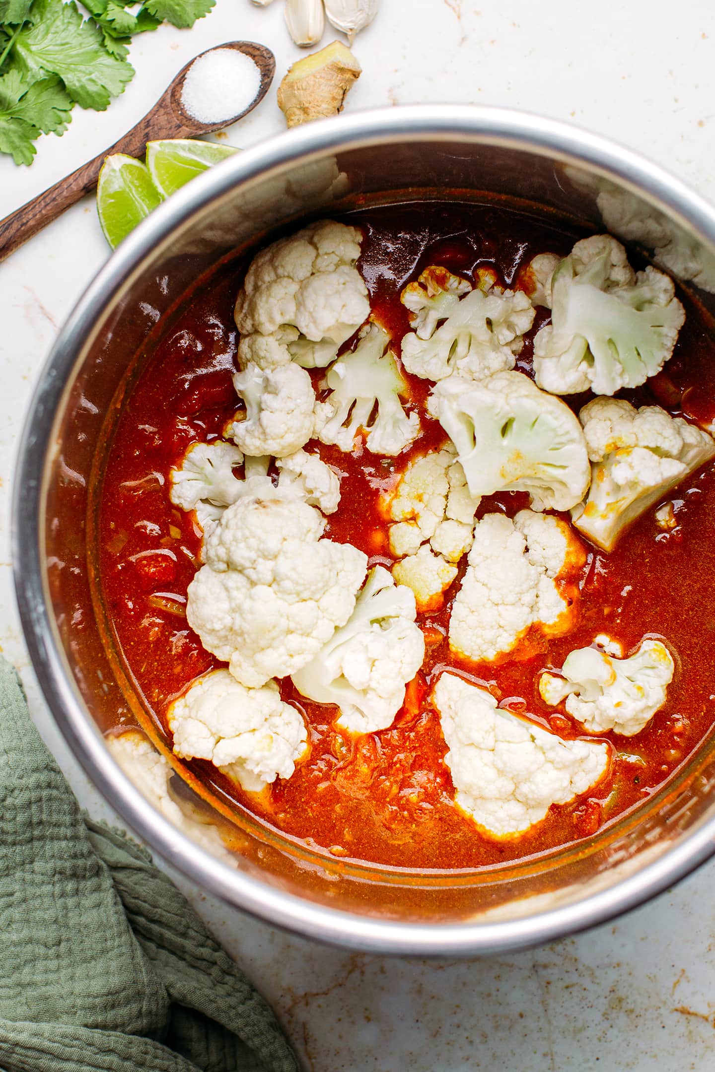 Instant Pot Cauliflower Tikka Masala