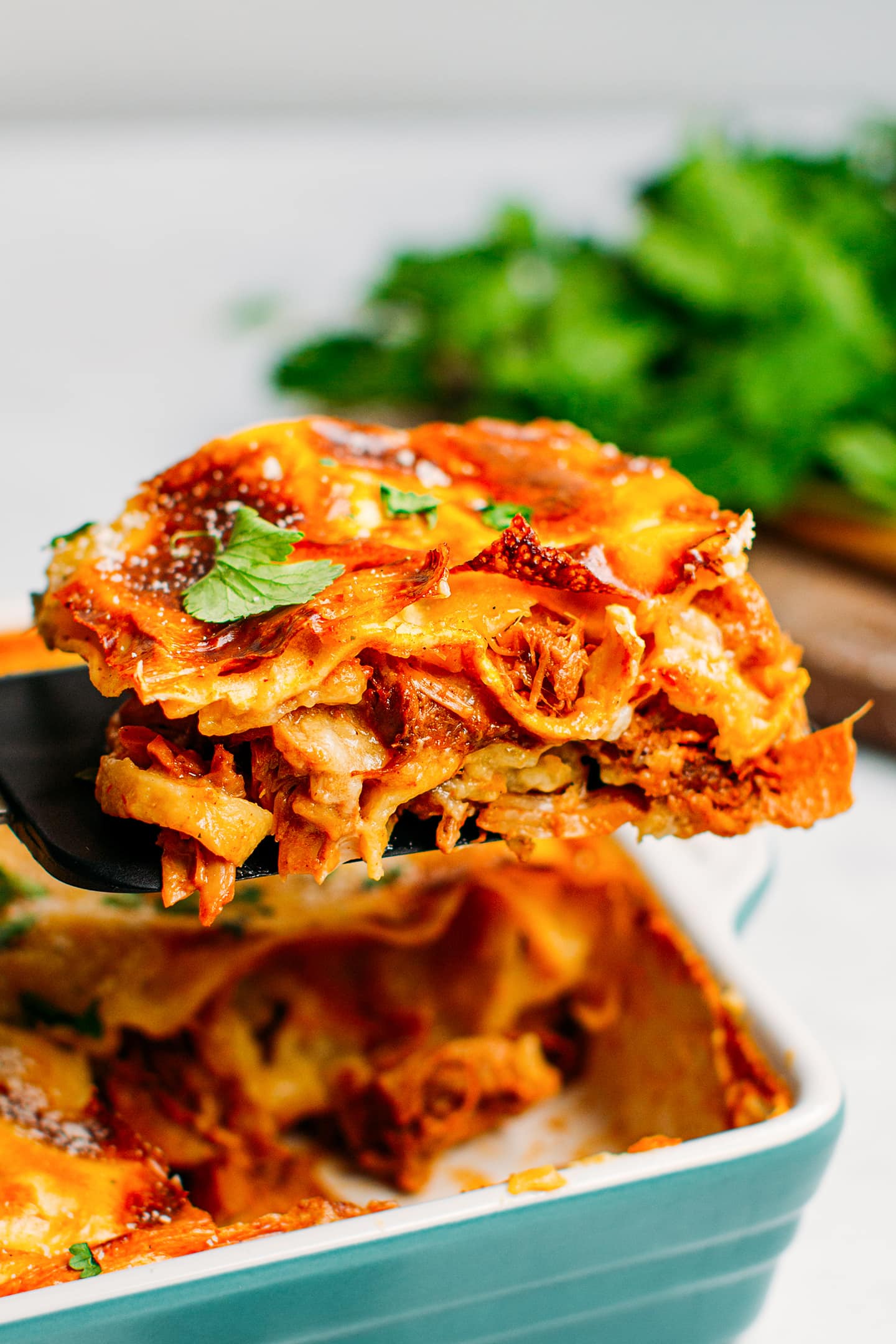 BBQ Pulled Jackfruit Lasagna