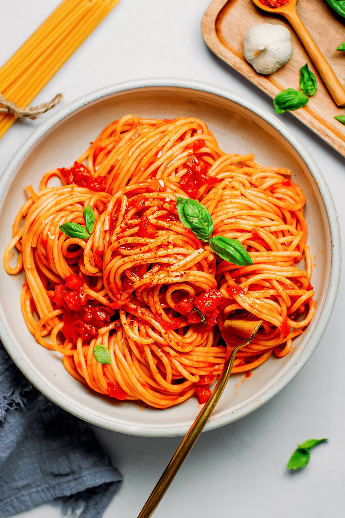 Quick Spaghetti Arrabbiata