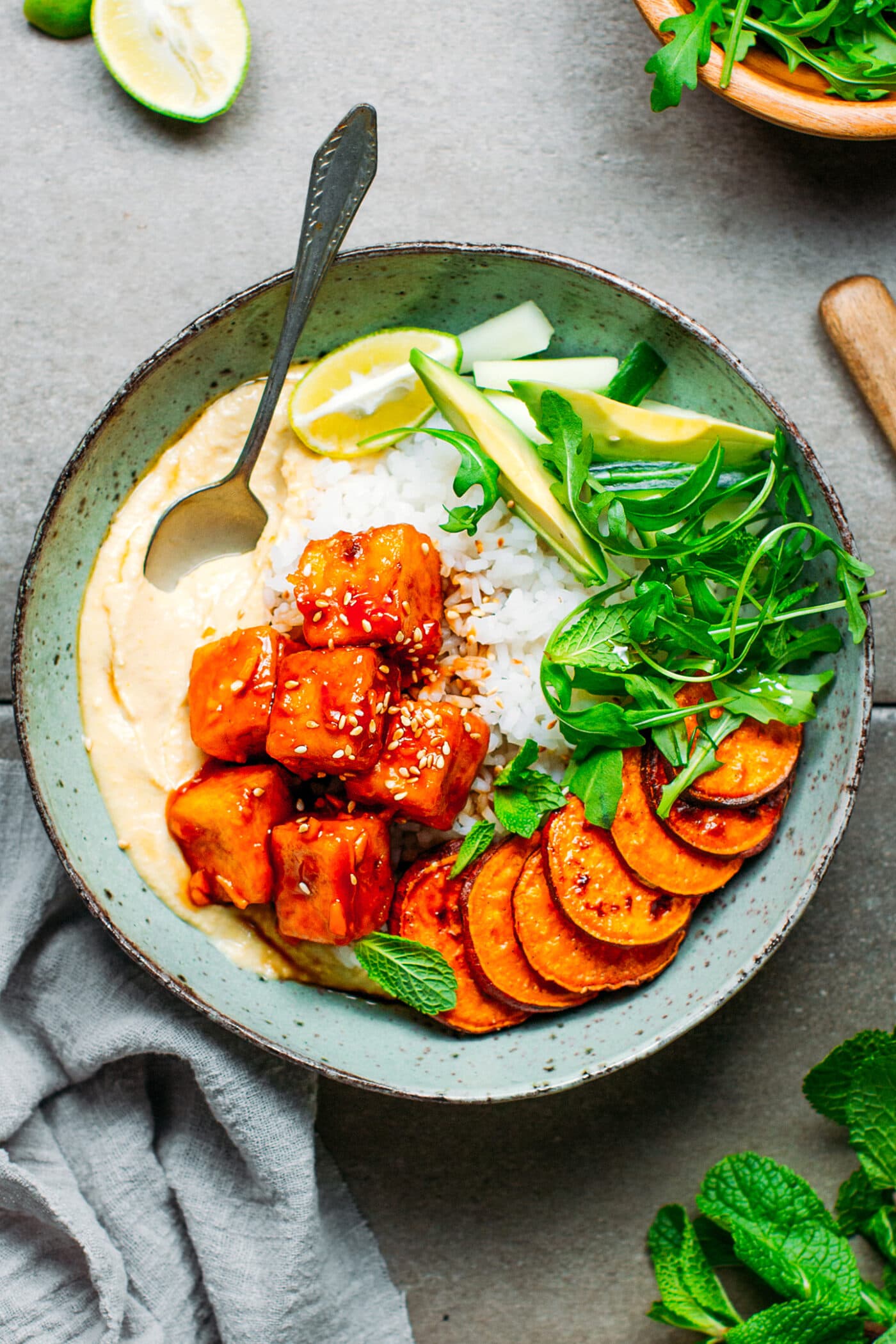 Sweet & Sour Tofu Bowls