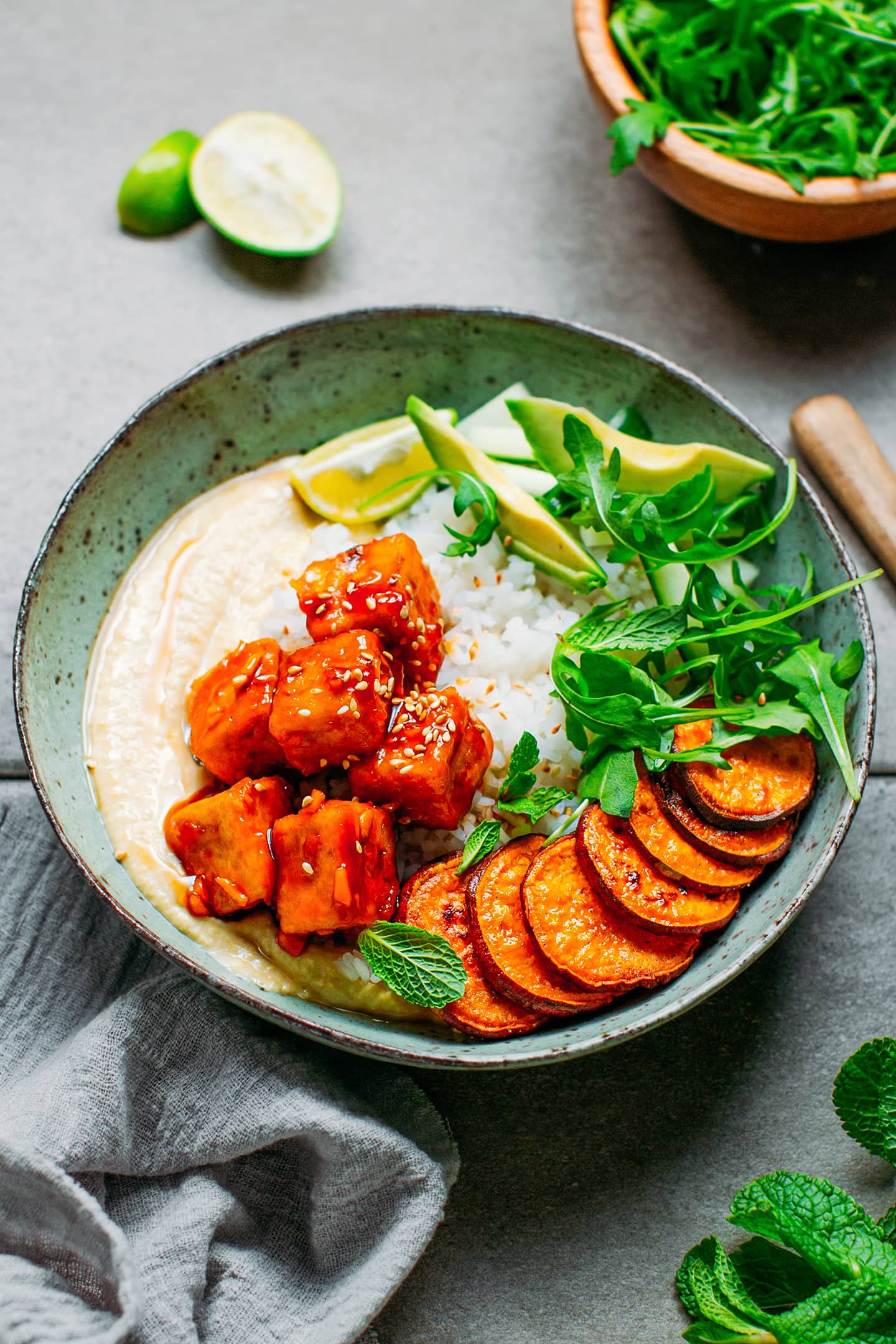 Sweet & Sour Tofu Bowls