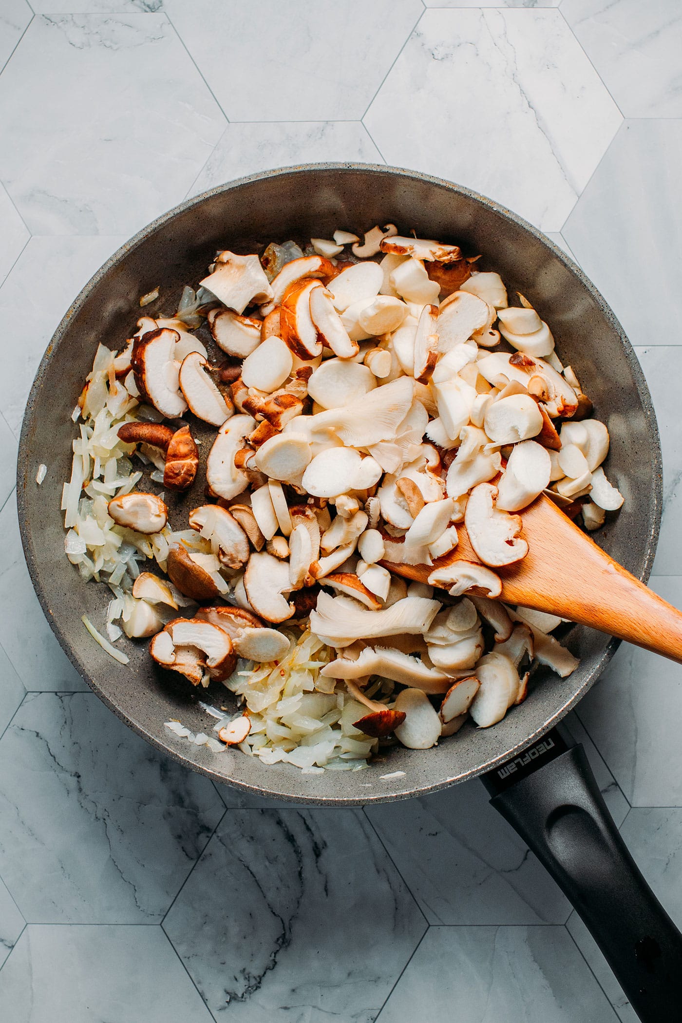 Tempeh in Creamy Mushroom Coconut Sauce