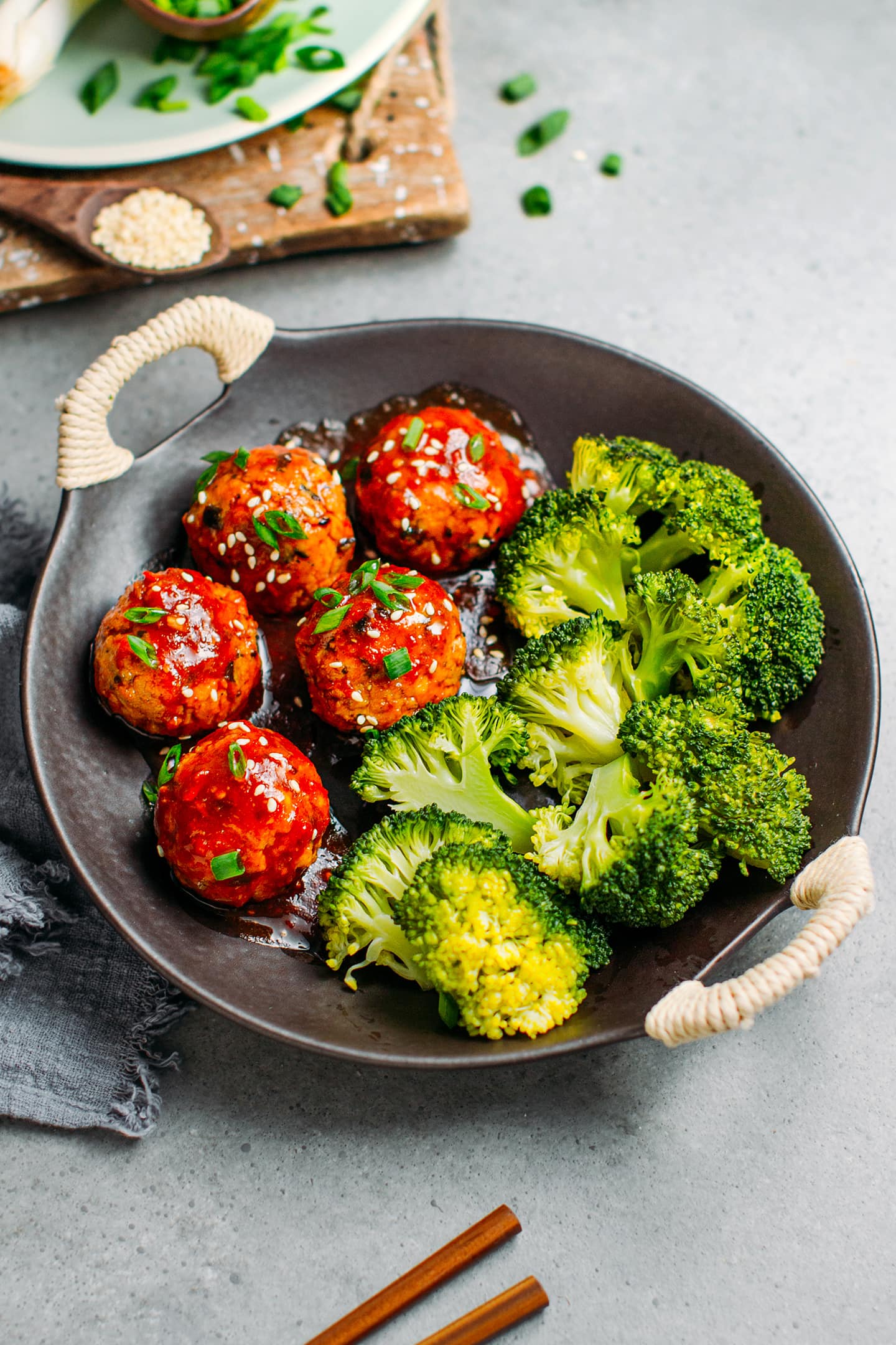 Tofu Meatballs in Sweet & Sour Sauce