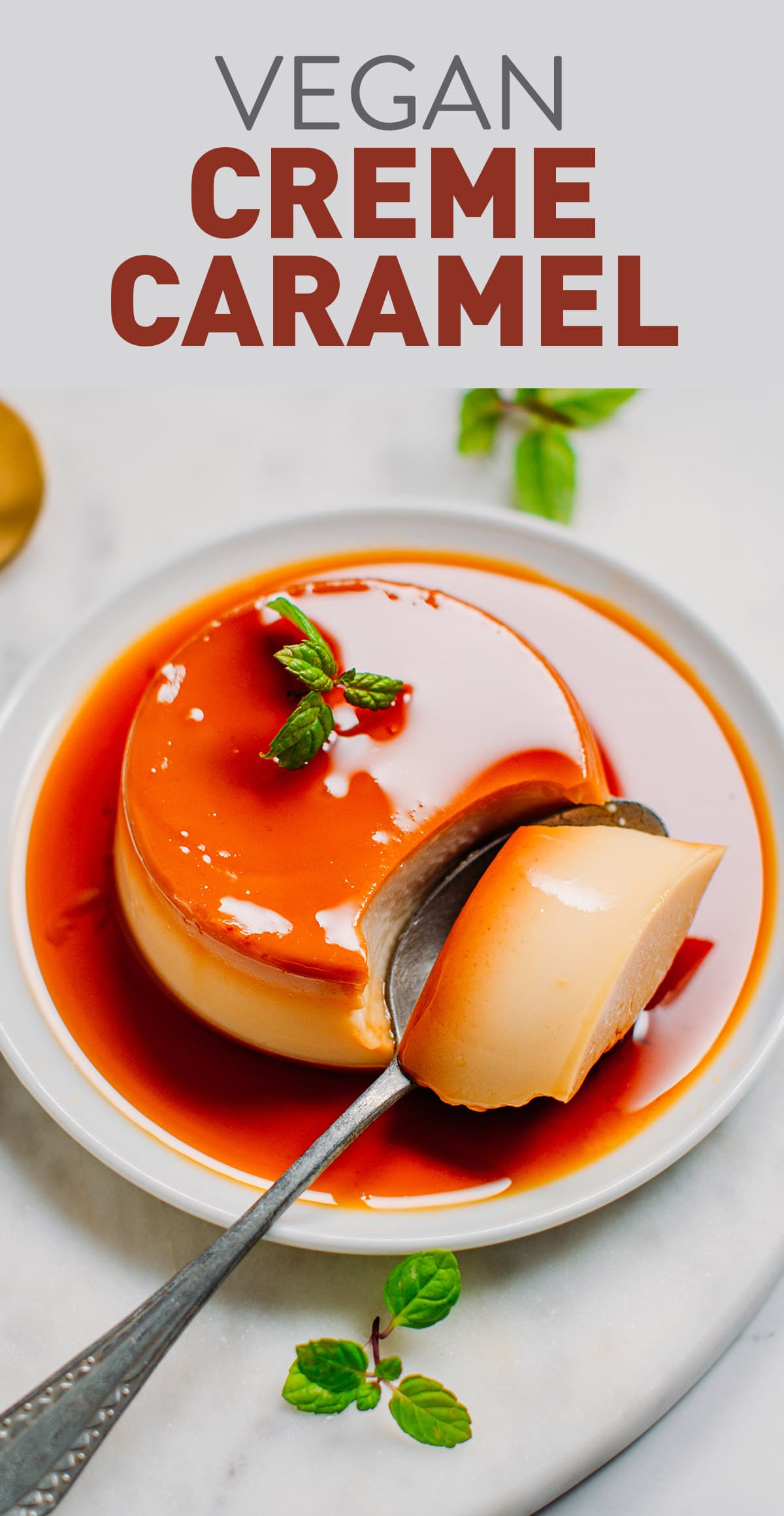 Vegan Creme Caramel (Flan)