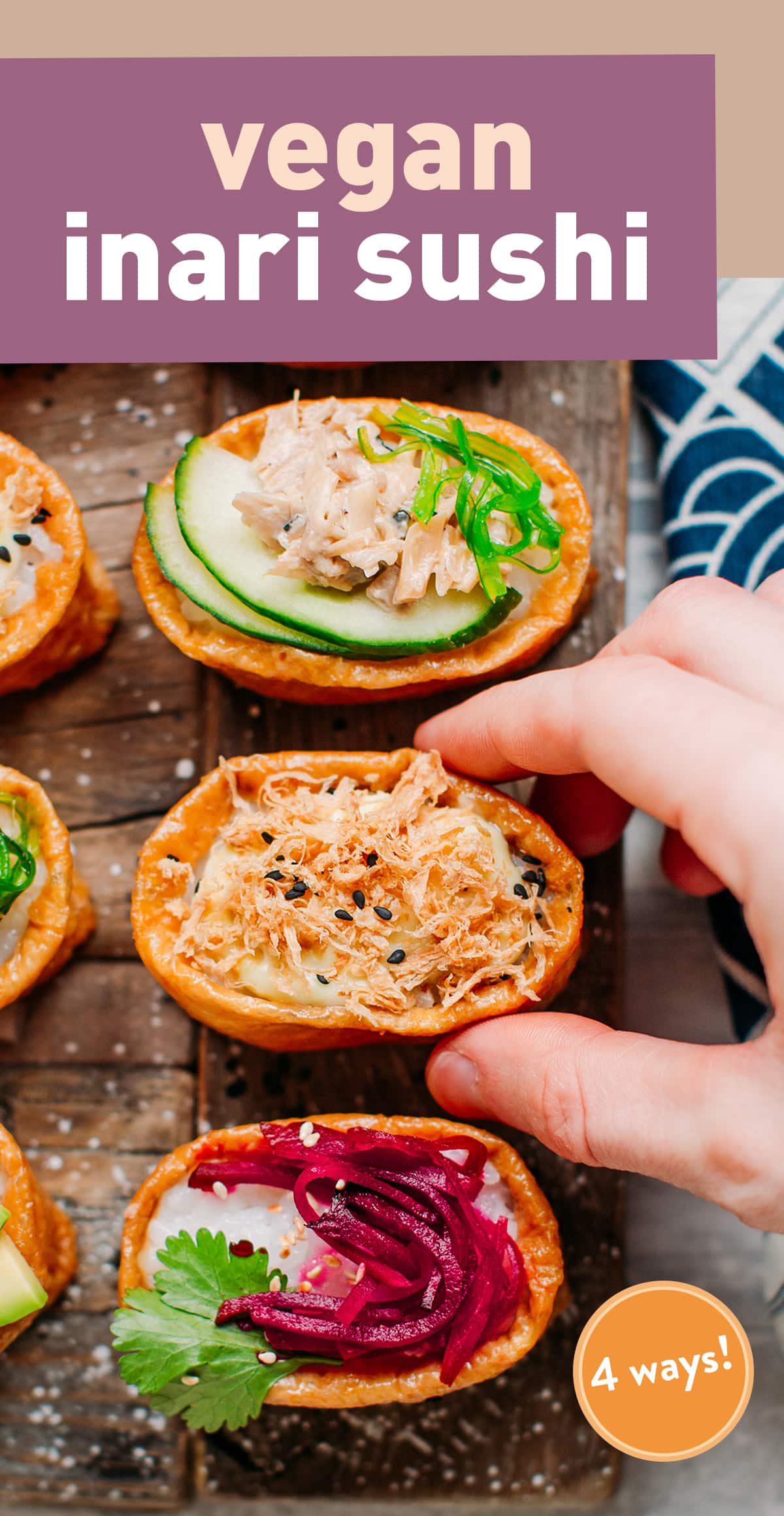 Vegan Inari Sushi