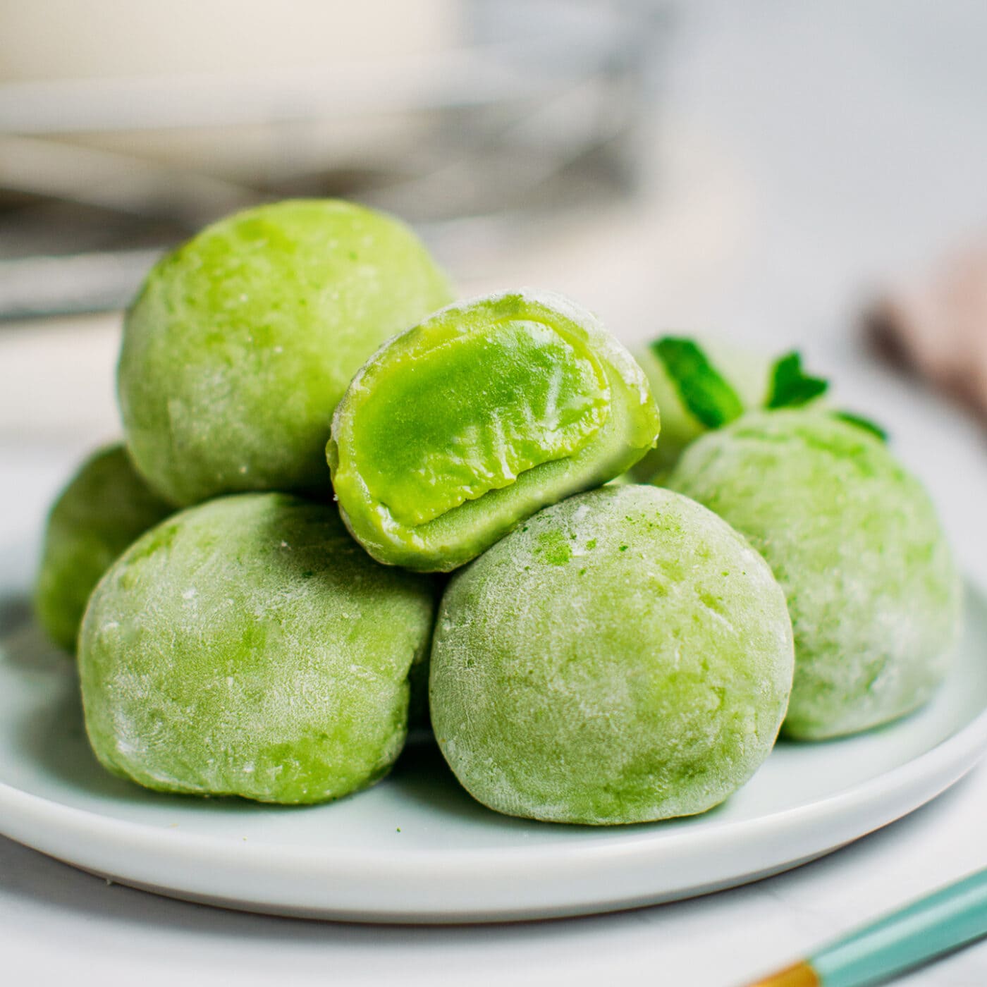 Vegan Matcha Mochi