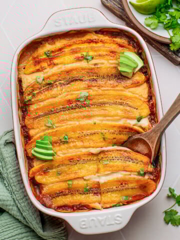Vegan Plantain Lasagna (Pastelón)