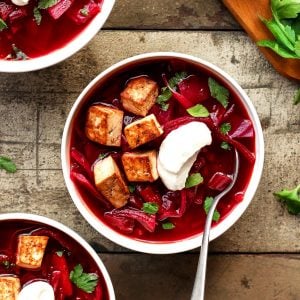 Vegan Tofu Borscht