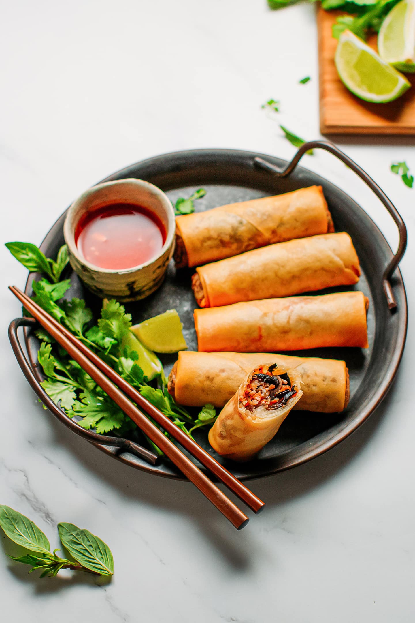 Vegan Egg Rolls (Vietnamese Inspired!)