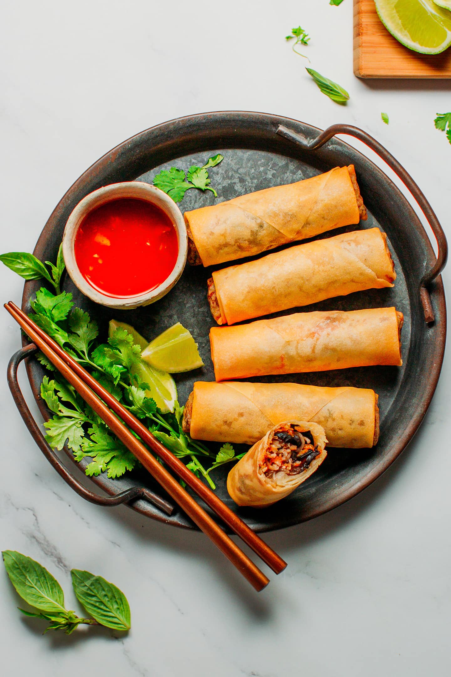 Easy Vegan Egg Rolls