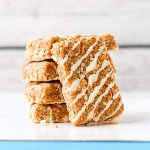 Vegan White Chocolate Macadamia Energy Bars